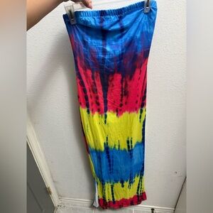 Colorful Tie-Dye Maxi Dress